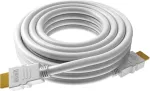 VISION Techconnect - Highspeed - HDMI-Kabel mit Ethernet - HDMI m&auml;nnlich zu HDMI m&auml;nnlich - 5,0m - wei&szlig; - Support von 4K 30 Hz (TC 5MHDMI8K)