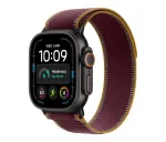 Apple Watch Ultra 4 i&scaron;manusis laikrodis, GPS + Cellular, 49 mm, juodas, Trail Loop bordo, M/L