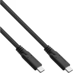 USB 3.2 Gen.1x2 laidas InLine 35705A 5 m USB-C vyri&scaron;kas/vyri&scaron;kas juodas