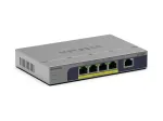 NETGEAR GS105PP nevaldomas Gigabit Ethernet (10/100/1000) Power over Ethernet (PoE) komutatorius, darbalaukio/sieninio montavimo, pilka