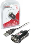 UNITEK Y-105 serijinis kabelis juodas 1,5 m USB-A &ndash; DB-9