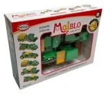 Popular Playthings Ūkio transporto priemonių rinkinys Mix or Match (dvikalbis)