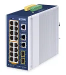 Valdomas jungiklis PLANET IGS-4215-16P2T2S IP30 16 prievadų L2/L4 Gigabit Ethernet PoE+