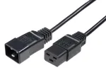 Microconnect PE141530 maitinimo ilginimo laidas C20 &ndash; C19, 3 m, juodas