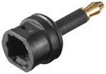 Microconnect TOSLINK-ADAPTER Toslink&ndash;Mini-Toslink skaitmeninis garso adapteris, juodas