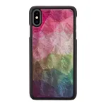 Apsauginis dėklas iKins iPhone XS Max &ndash; vandens gėlės ra&scaron;tas, juodas