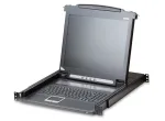 ATEN CL1000M rakinė konsolė 43,2 cm (17 inch) juoda 1U