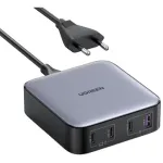 UGREEN Nexode 100 W stalo įkrovimo stotelė, 1x USB-A + 3x USB-C (90928)