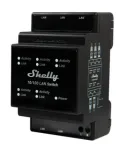 Shelly LAN Switch i&scaron;manusis tinklo jungiklis, juodas, 110-240 V AC, 1 W