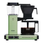 La&scaron;elinė kavos virimo aparatas MOCCAMASTER KBG Select &ndash; 1,25 l talpa, 10 puodelių, nerūdijantis plienas, pastelinė žalia