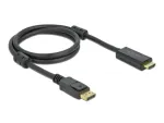 Laidas DeLOCK Active DisplayPort 1.2 į HDMI 4K 60 Hz 1 m