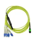 &Scaron;viesolaidinis kabelis BlueOptics MTP-4LC-S7.5M-BO 4x LC InfiniBand 7,5 m Žalias
