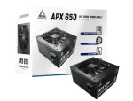 Montech APX650 maitinimo blokas 650 W 20+4 pin ATX ATX juodas