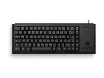 Cherry G84-4400 kompakti&scaron;ka klaviatūra su rutuliniu pelės valdymu, itali&scaron;kas i&scaron;dėstymas