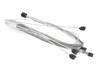 SuperMicro CBL-SAST-0591, 4x SATA į SFF-8643 kryžminis, 75cm su SB, 30AWG (CBL-SAST-0591)