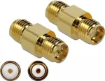 Jungtis DeLOCK 89975 SMA RP-SMA auksuota
