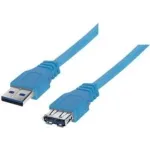ShiverPeaks BS77132 USB 3.0 prailginamasis laidas, 1,8 m, USB-A ki&scaron;tukas ir USB-A lizdas, 3.1 Gen 1