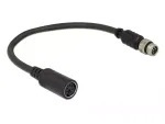 Navilock 63278 GPS kabelis RS-232, PS/2 (F) &ndash; 6 kontaktų M8 (M), 0,2 m, juodas