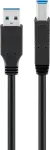 USB 3.0 laidas Goobay 95721 0,25 m juodas