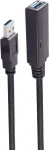 USB laidas ShiverPeaks BS13-39075 10 m USB A Juodas