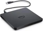 I&scaron;orinis DVD įrenginys Dell DW316 USB 2.0, plonas ne&scaron;iojamas optinis įrenginys CD/DVD skaitymui ir ra&scaron;ymui