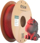 PLA MATTE DUAL 1,75mm raudonas juodas 1kg ESUN 3D FILAMENT (PLA-MTD175B-BR1P1)