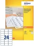 Lipnūs etikečių lapai Avery Laser Labels balti 105 x 58 mm DPS10 1000 vnt.