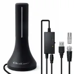 Televizijos antena QOLTEC TV DVB-T/T2 Qoltec (vidaus / lauko) modelis 57065