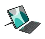 LOGITECH Flip Folio Graphite (FR) (920-013398) &ndash; belaidė klaviatūra su dėklu iPad