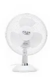 Adler AD 7302 stalinis ventiliatorius, baltas, 23 cm, 2 greičiai, svyravimas, 60 W