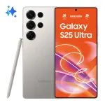 Samsung Galaxy S25 Ultra 17,5 cm (6,9 colio) Dual SIM Android 15 5G USB Type-C 12 GB 1 TB 5000 mAh Pilka, Titano