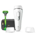 Braun Silk&middot;expert Pro 5 PL5145 &ndash; prietaisas plaukų &scaron;alinimui impulsine &scaron;viesa (IPL), sidabrinis, baltas