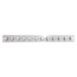 Priekinis pluo&scaron;to skydelis EFB Elektronik SB-FP-S-12SC-S-OM4 &mdash; 12&times; LC Duplex movos, OM4, juodas