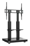 ONKRON TS2811E-B Mobilus televizoriaus stovas 50&ndash;120 colių ekranams, juodas