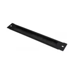 GoodConnections Brush Strip 380 mm x 57 mm, skirta GoodConnections 19 inch sieniniam korpusui FLAT-Pack (GC-RFxxxS), Deep Black (RAL 9005)