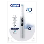 Oral-B iO 6S suaugusiųjų vibracinis dantų &scaron;epetėlis pilka, balta