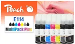 Peach 321707 Standard Yield Ink Refill Bottle Set 70 ml 7-Pack Multipack