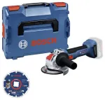 Bosch GWX 18V-8 belaidis kampinis &scaron;lifuoklis 18V 125mm su deimantiniu pjovimo disku (mažmeninė versija)