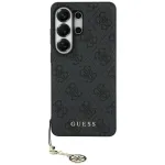 Guess 4G Classic Logo Charm MagSafe dėklas, skirtas Samsung Galaxy S26 Ultra (juodas)
