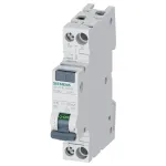 Siemens 5SV13166KK16 RCBO 2 polių 16 A 30 mA, B charakteristika, A tipo, 6 kA