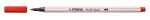 STABILO Pen 68 Brush - Medium - Red - Lankstus &scaron;epetėlio antgalis - Vandens pagrindo ra&scaron;alas - Vokietija - Suaugusiesiems ir vaikams
