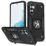 iLike Samsung Galaxy A34 5G Ring Armor Case Black