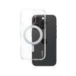 PanzerGlass CARE&trade; by &reg; Dėklas Skaidrus su Sidabriniu Atramėliu ir MagSafe iPhone 16 Pro