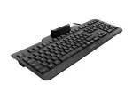 CHERRY SECURE BOARD 1.0 FRANCE klaviatūra, prancūzi&scaron;ka AZERTY i&scaron;dėstymas, laidinė USB, juoda
