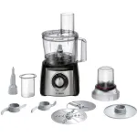 Virtuvinis kombainas Bosch MCM3401M 800 W, 2,3 L, juodas/nerūdijantis plienas