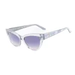 Moteri&scaron;ki GUESS akiniai nuo saulės GU00112-5620B Havana acetatinis kvadratinis rėmas rudi gradientiniai lę&scaron;iai 56/17/140 mm