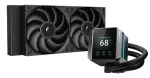 DEEPCOOL Mystique 240 procesoriaus vandens au&scaron;intuvas 12 cm - juodas