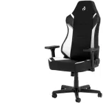 Nitro Concepts X1000 NC-X1000-BW žaidimų kėdė, mink&scaron;tas sėdynės apmu&scaron;alas, juoda/balta (Radiant White)