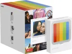 Polaroid Hi-Print 3x3 ne&scaron;iojamasis Bluetooth nuotraukų spausdintuvas + 60 lapų