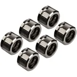 EK Water Blocks EK-Quantum Torque HDC 16 &ndash; 6 vienetų pakuotė, sidabrinė